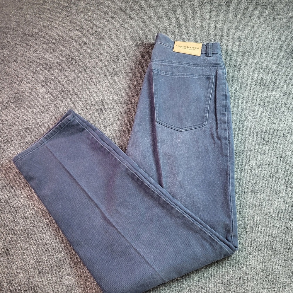 Lauren Jeans Co Ralph Lauren Blue High Rise Tapered Mom Jeans Size 10 Vintage